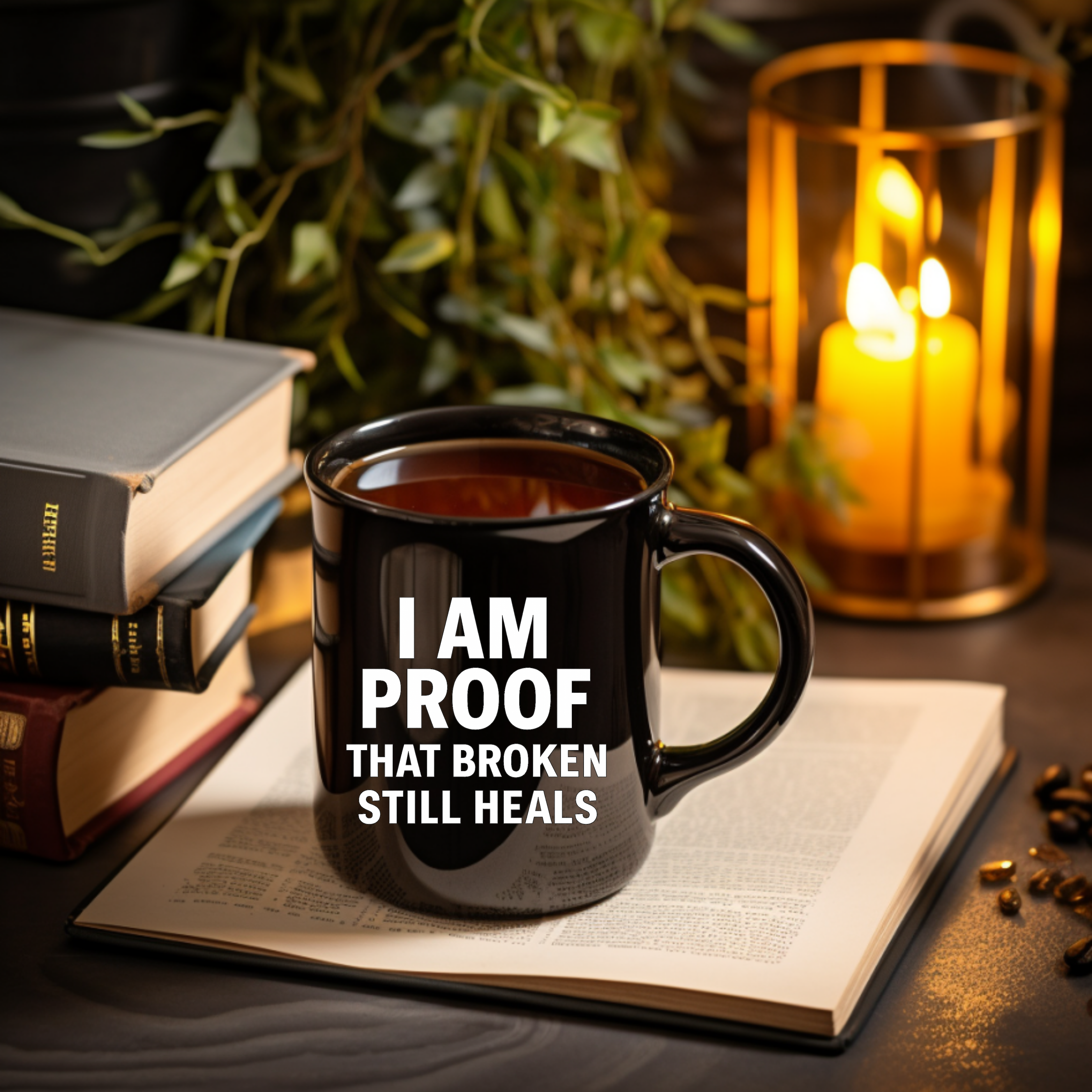 I Am Proof That Broken Still Heals Mug