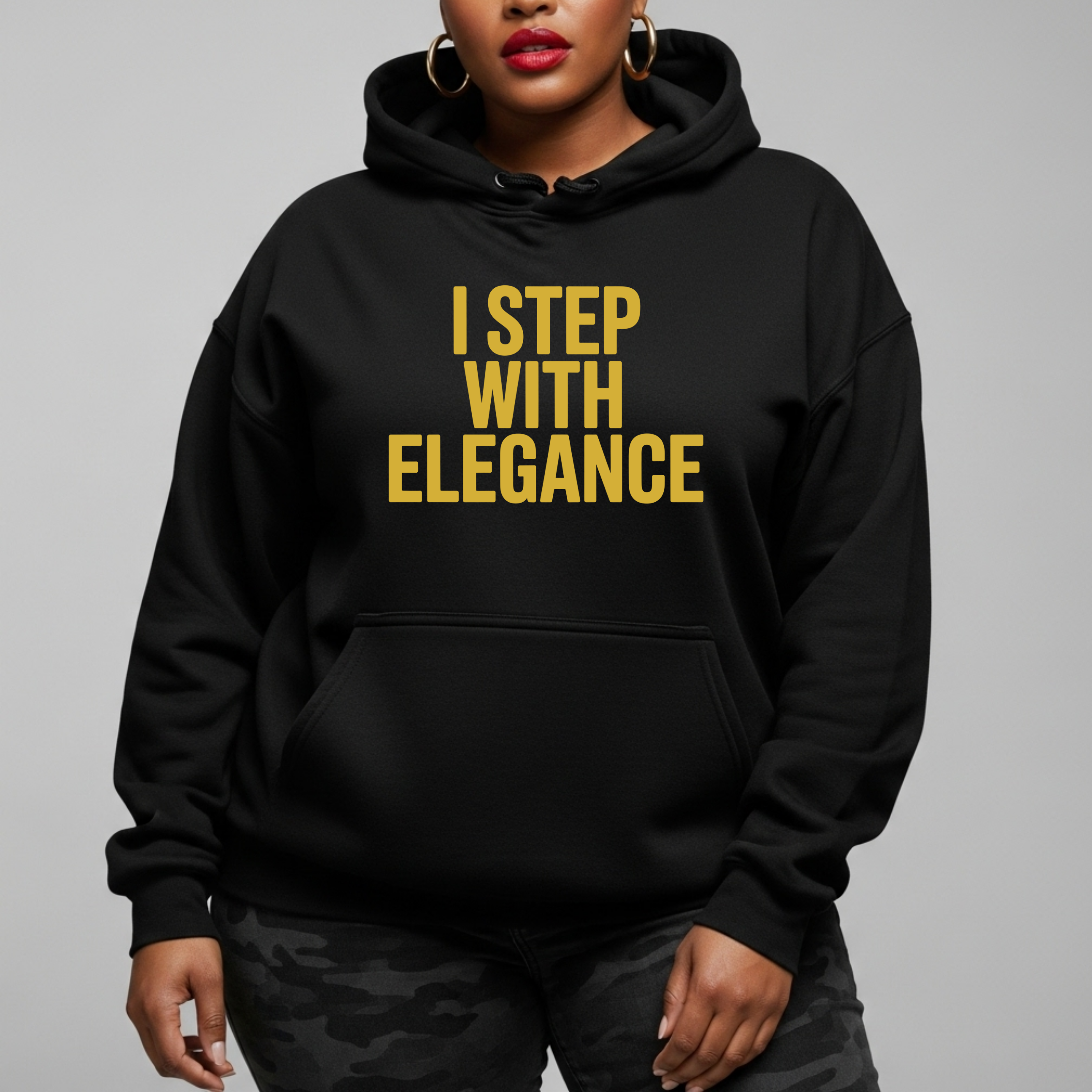 I Step With Elegance Hoodie